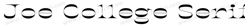 Joe College Serif NF Regular字体转换